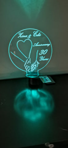 LED Anniversary (Personalized)